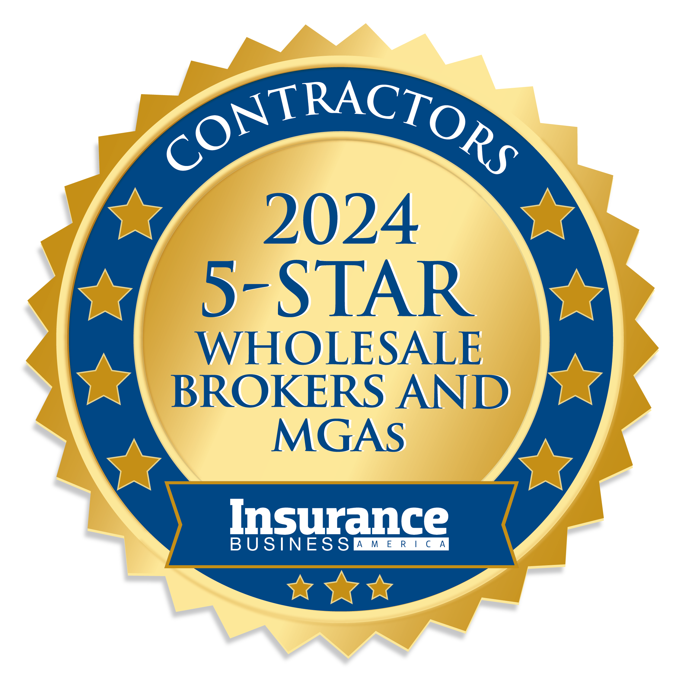 IBA 5-Star Wholesale Brokers and MGA 2024 Contractors GOLD
